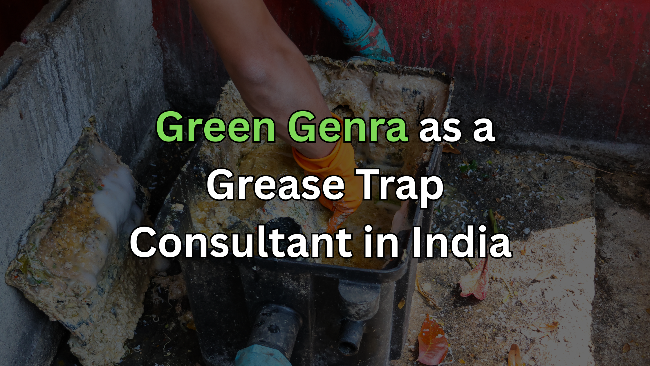 Why do you Need Green Genra as a Grease Trap Consultant in India for your Business?